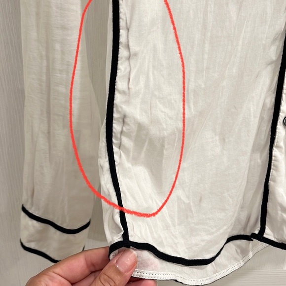 Proenza Schouler for Target White Black Piping Shirt - Picture 7 of 16